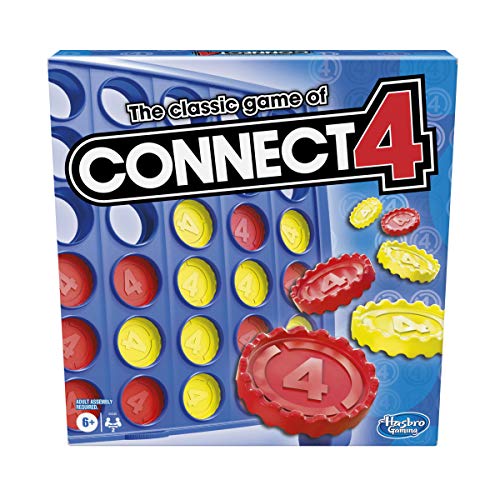Hasbro Gaming Connect 4 Classic Grid,4 in a Row Game,Strategy Board Games for Kids,2 Player .for Family and Kids,Ages 6 and Up ProductsLogo