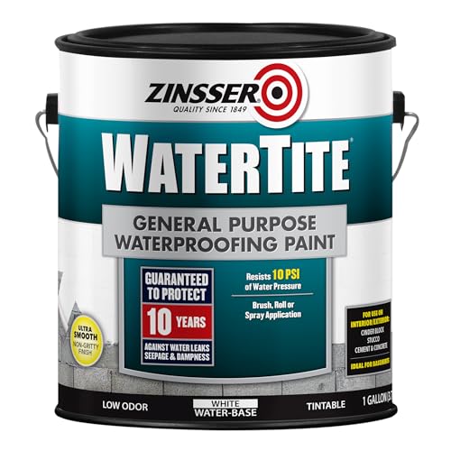 Zinsser 369381 WaterTite General Purpose Waterproofing Paint, Gallon, White ProductsLogo