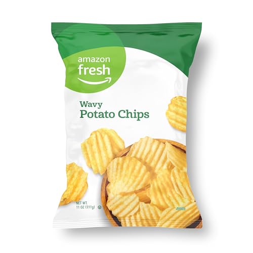 Amazon Fresh, Wavy Potato Chips, 11 Oz (Previously Happy Belly, Packaging May Vary) ProductsLogo
