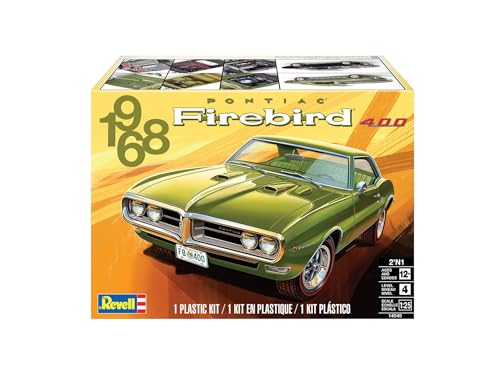 Revell 14545 '68 Pontiac Firebird 2'N1 1:25 Scale 122-Piece Skill Level 4 Model Building Kit ProductsLogo