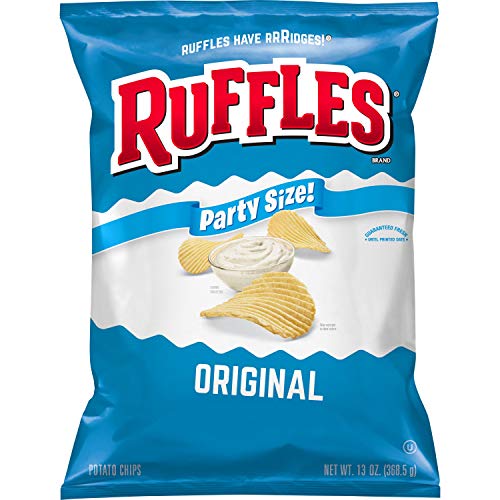 Ruffles Potato Chips, Original, 13oz Party Size Bag ProductsLogo