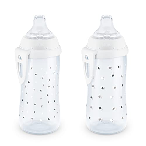 NUK Active Sippy Cup, 10 oz, 2 Pack, 12+ Months, Timeless Collection, Amazon Exclusive ProductsLogo