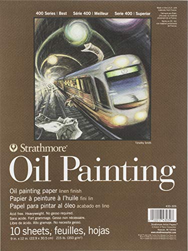 Strathmore 400 Series Oil Painting Pad 9"X12"-10 Sheets -62430309 ProductsLogo
