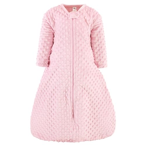 Hudson Baby Unisex Baby Plush Sleeping Bag, Sack, Blanket, Lt. Pink, 6-12 Months ProductsLogo