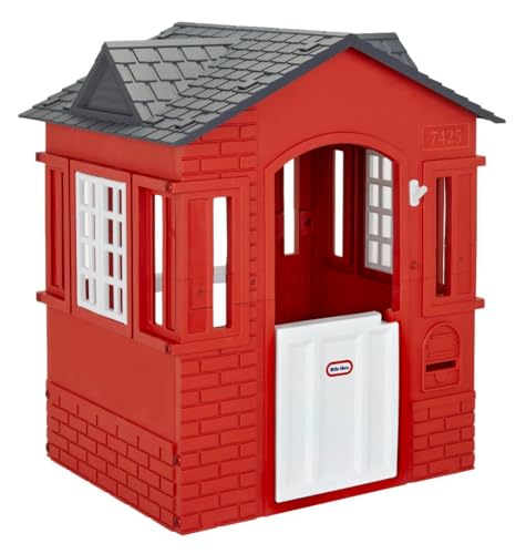 Little Tikes Cape Cottage Playhouse with Working Door, Windows, and Shutters - Red| For Kids 2-6 Years Old ProductsLogo
