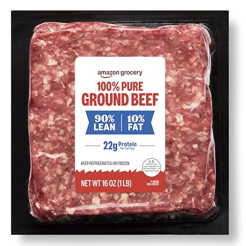 Amazon Fresh Brand, Ground Beef 90% Lean/10% Fat, 1lb ProductsLogo