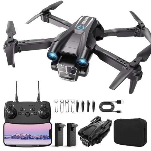 Drone with Camera 1080P HD, Mini Drone for Beginners Kids Adults, RC Quadcopter with 2 Batteries, Carrying Case, Stable Hover, Trajectory Flight, Gravity Control, Toys Gifts for Teen Boys Girls ProductsLogo