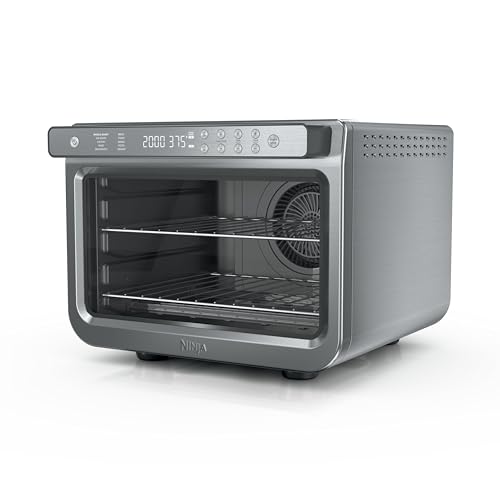 Ninja Air Fryer & Toaster Oven | Prestige Smart XL Countertop Oven | Bakes up to 20 Cookies, Fits up to a 12lb Turkey | Pizza, Toast, Bake, Air Fry & Reheat | 1800 Watts | Stainless Steel | DT501​ ProductsLogo
