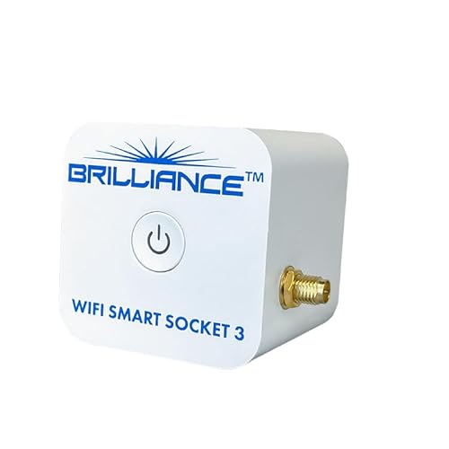 SPW Brilliance WiFi-Smart-Socket-3 LED WiFi Smart Socket - App Control/Alexa - WIFISMARTSOCKET3, White ProductsLogo
