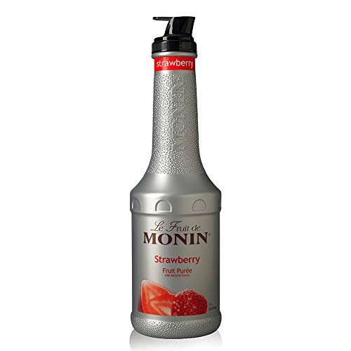 Monin - Strawberry Purée, Juicy and Sweet, Great for Sodas and Teas, Gluten-Free, Vegan, Non-GMO (1 Liter) ProductsLogo