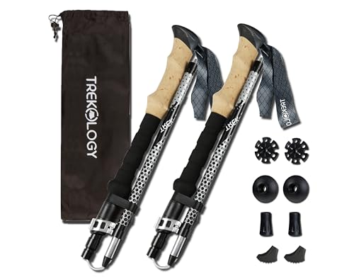 TREKOLOGY Trek-Z Collapsible Hiking & Trekking Poles - Balance Support for Seniors, Women, and Men, 2pc Per Set ProductsLogo