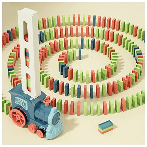 PREPHY Kids Games Domino Train Toys: 180PCS Automatic Stacking Creative Game 3+ Year Old - Stem Montessori Toy for Boys 4-6 - Summer Autistic Christmas Birthday Gifts 5 6 Toddler Girls Ages 4-8 ProductsLogo