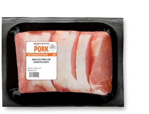 Amazon Grocery, Pork Loin Assorted Chops, Boneless, Value Pack (Prop 12 Compliant), Weight Varies ProductsLogo