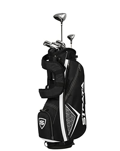 Callaway Golf Men's Strata Intro Complete 9 Piece Set (Regular Flex, Right Hand, Steel), Gray ProductsLogo
