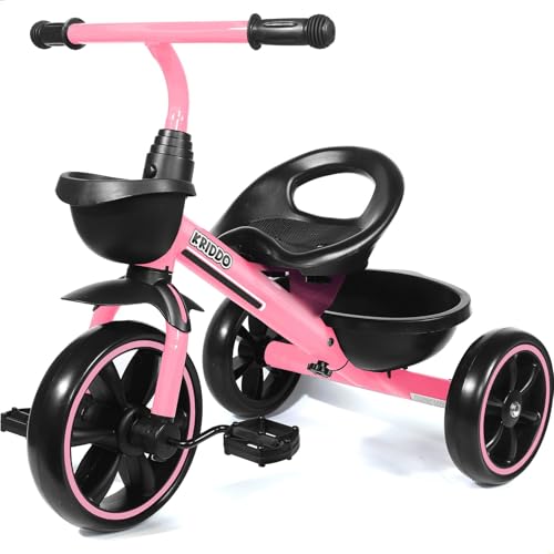 KRIDDO Tricycle for 2-5 Year Olds - Pink Toddler Trike With Gift for 24 Month to 4 Year Old Girls ProductsLogo