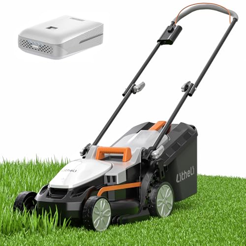 Litheli Cordless Lawn Mower 13 Inch, U20 Handy+ 20V Electric Lawn Mowers for Garden, Yard and Farm, 5 Heights Adjustment, Light Weight,4.0Ah Portable Battery Included ProductsLogo