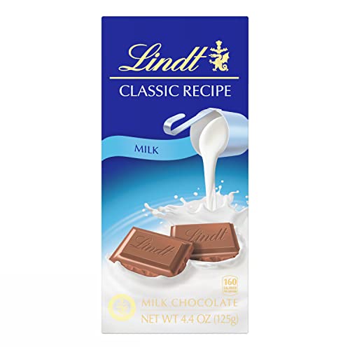 Lindt CLASSIC RECIPE Milk Chocolate Candy Bar, Milk Chocolate, 4.4 oz. ProductsLogo
