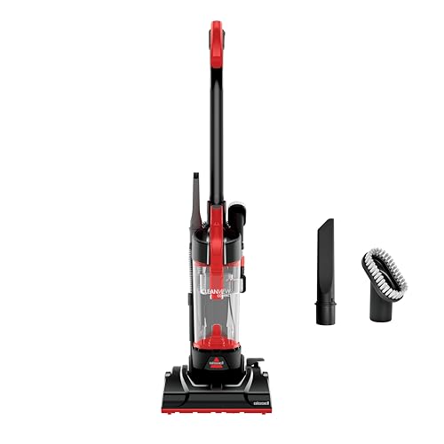 BISSELL CleanView Compact Upright Vacuum, Fits in Dorm Rooms & Apartments, Lightweight with Powerful Suction and Removable Extension Wand, 3508 ProductsLogo