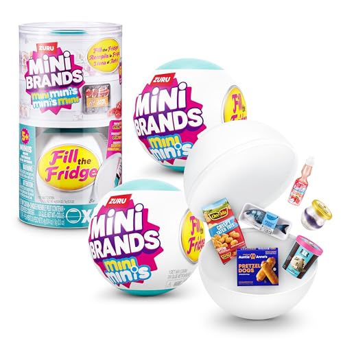 Mini Brands Fill The Fridge Mini Minis Series 1 by ZURU, Collectible Miniature Toy, (2 Capsules) ProductsLogo
