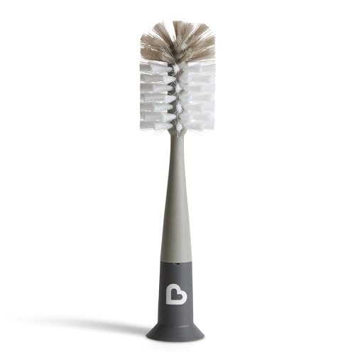 Munchkin® Bristle™ Bottle Brush, Modern Design, Grey ProductsLogo