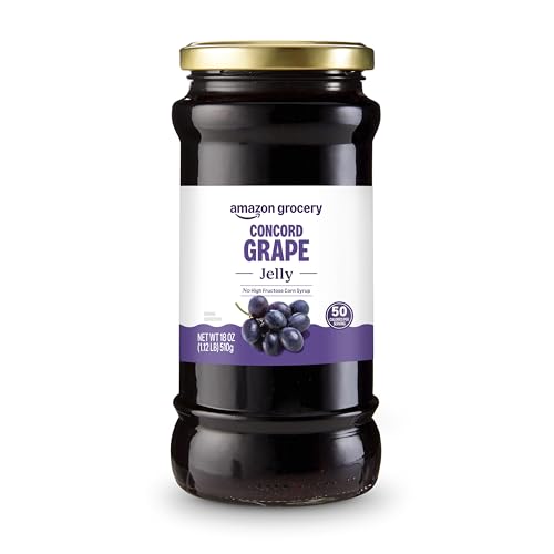 Amazon Grocery, Concord Grape Jelly, 18 Oz (Previously Amazon Fresh, Packaging May Vary) ProductsLogo