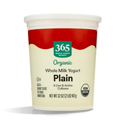 365 by Whole Foods Market, Organic Plain Whole Milk Yogurt, 32 oz ProductsLogo