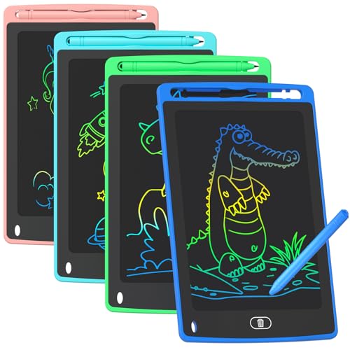 4 Pack LCD Writing Tablet for Kids, 8.5 Inch Colorful Doodle Board Drawing Tablet, Educational Learning Toys Birthday Gifts for Boys Girls Age 3 4 5 6 7 8 ProductsLogo