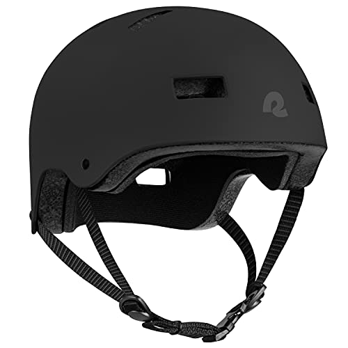 Retrospec Dakota Bicycle / Skateboard Helmet for Adults - Commuter, Bike, Skate, Scooter, Longboard & Incline Skating - Highly Protective & Premium Ventilation- Small- Matte Black ( Small: 51-55 cm) ProductsLogo