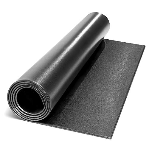 Marcy Fitness Equipment Mat and Floor Protector for Treadmills, Exercise Bikes, and Accessories Mat-366 (78" x 36" x 0.25" Thickness) , Black ProductsLogo