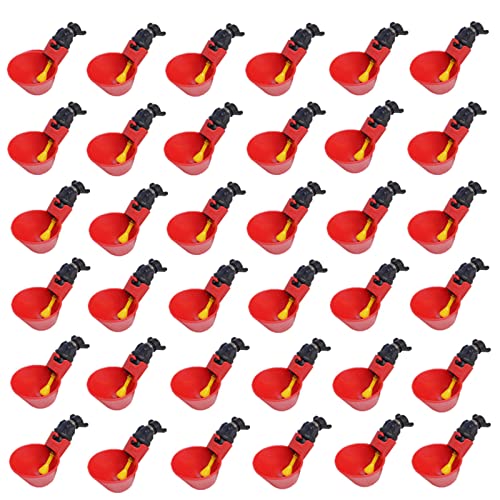 DoubleWood 36Pack Fully Automatic Poultry Drinking Machine Chicken Drinking Cup, Chicken Drinking Watering Cups/Poultry Drinking Machine (36) ProductsLogo