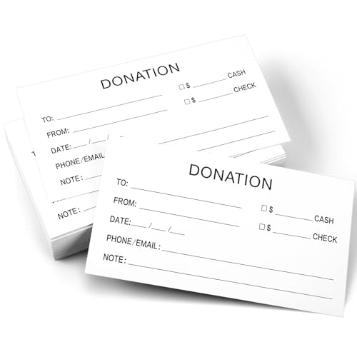 Honoson 100 Pcs Donation Currency Check Envelope Church Offering Gummed Seal Envelopes Tithe Donation My Contribution Bill Church Contribution for Tithes Offerings Religious 6 1/2"by 3 5/8" (White) ProductsLogo