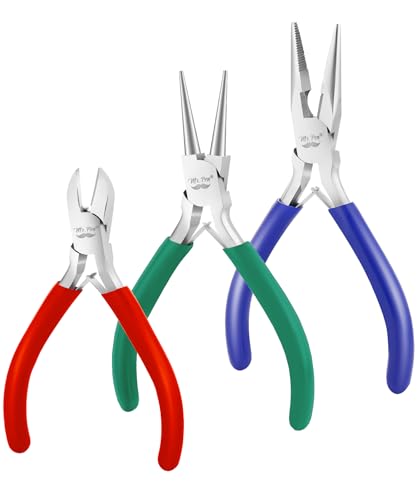 Mr. Pen- Jewelry Pliers Kit, 3 Pack Mini Chain Nose Pliers Wire Cutters for Jewelry Craft & Earring Making ProductsLogo