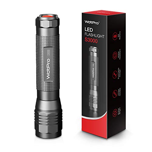 WdtPro High-Powered LED Flashlight S3000, Super Bright Flashlights - High Lumen, IP67 Water Resistant, 3 Modes and Zoomable for Camping, Emergency, Hiking, Gift ProductsLogo