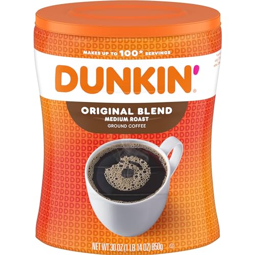 Dunkin' Original Blend Medium Roast Ground Coffee, 30 Ounce ProductsLogo