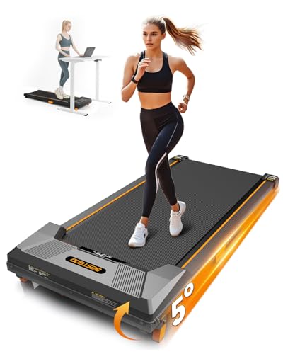 Walking Pad Treadmill, BestGod Incline Under Desk Treadmill 330lbs Capacity, 2.5HP Portable Treadmills for Home, Compact Treadmills Mini Walking Pad, Running Machine with Remote Control ProductsLogo