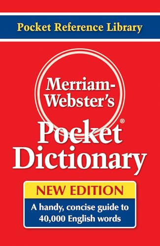 Merriam-Webster's Pocket Dictionary, Newest Edition, (Flexi Paperback) (Pocket Reference Library) ProductsLogo