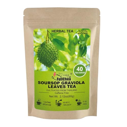FullChea - Soursop Leaves Tea Bags, 40 Teabags - Premium Soursop Graviola Leaves - Hojas De Guanabana Tea - Non-GMO - Caffeine-free - Improve Digestion, Support Healthy Skin & Sleep ProductsLogo