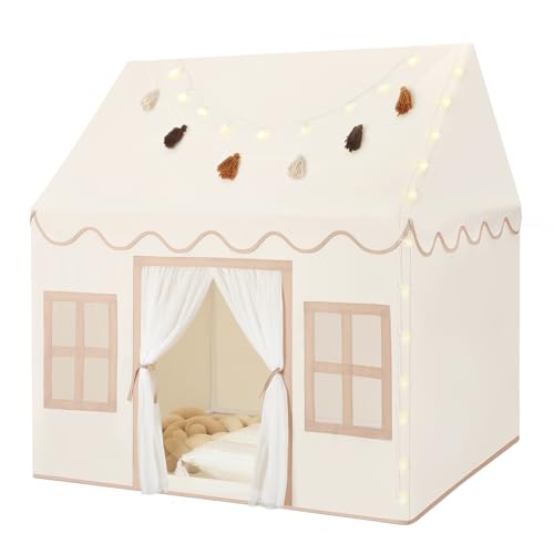 Senodeer Kids Play Tent Indoor: with Mat, Tassel Garland, Star Lights - Toddler Girl Tent Indoor Playhouse for Toddlers Kids Toys for Boy Girl Birthday Gift ProductsLogo
