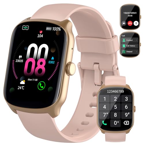 Smart Watch for Men Women, 1.95"HD Curved Screen Smartwatch (Dial/Answer Calls), Heart Rate Sleep Monitor Fitness Smartwatch, 112+Sports Modes Activity Trackers,IP68 Waterproof Watches for Android iOS ProductsLogo