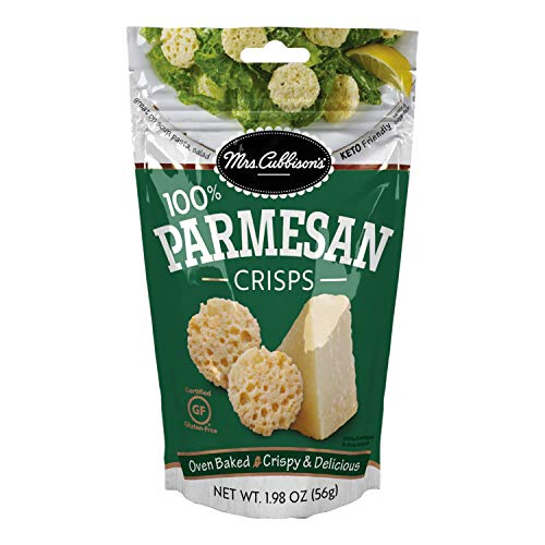 Mrs. Cubbison's Flavor 100 Real Keto Friendly Great for Snacking and Salad Topper, Parmesan Cheese Crisps, 1.98 Ounce ProductsLogo
