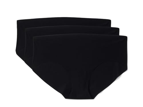 Commando Women's Invisible Rib One Size Bikini 3-Pack GP224, Black ProductsLogo