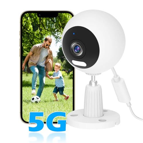 5G/2.4G Outdoor/Indoor Security Camera,3MP Baby/Elder/Dog/Pet/Nanny Camera with Phone App, WiFi Baby Monitor, Motion Detection, Alarm Siren, Night Vision, IP66 Waterproof, Two-Way Talk, SD/Cloud ProductsLogo
