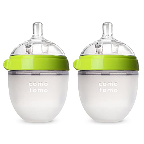 Comotomo Baby Bottle Double Pack, Green, 5oz ProductsLogo