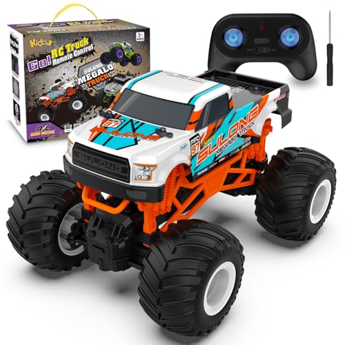Kidcia 1:16 Scale RC Monster Truck - 2.4GHz All Terrain Car for Kids 4-12, 20 Km/h Off Road RC Truck, Christmas or Birthday Gift ProductsLogo