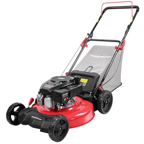 PowerSmart Gas Lawn Mower 21-Inch 144cc OHV Engine 3-in-1 Push Mower with Bagging ProductsLogo