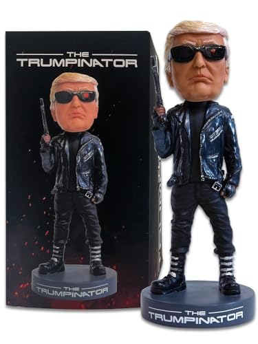 Proud Patriots The Trumpinator Bobblehead The #1 Patriotic & President Gift 2025 Birthday for Conservatives or Gag Gift for Liberals ProductsLogo