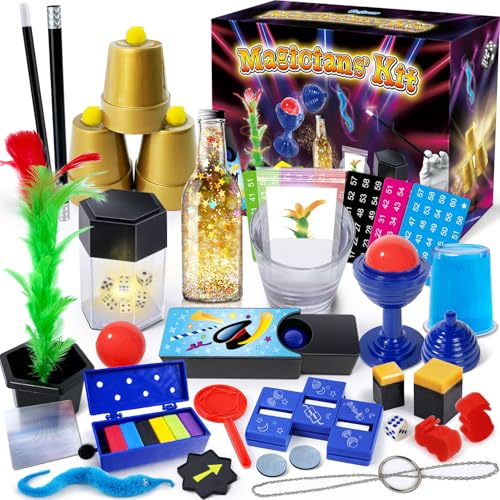 Magic Kit, 50+ Magic Tricks for Kids with Instructions for Each Trick to Perform, Magic Set for Girls Boys Beginners ProductsLogo