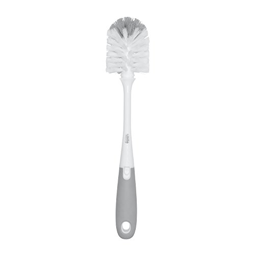 OXO Tot Bottle Brush with Nipple Cleaner, Gray ProductsLogo