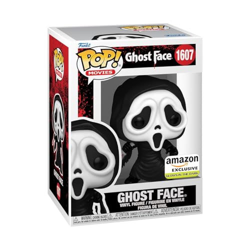 Funko POP! Movies: Ghostface - Ghostface - Glow in The Dark - Collectable Vinyl Figure - Gift Idea - Official Merchandise - for Kids & Adults - Horror Fans ProductsLogo