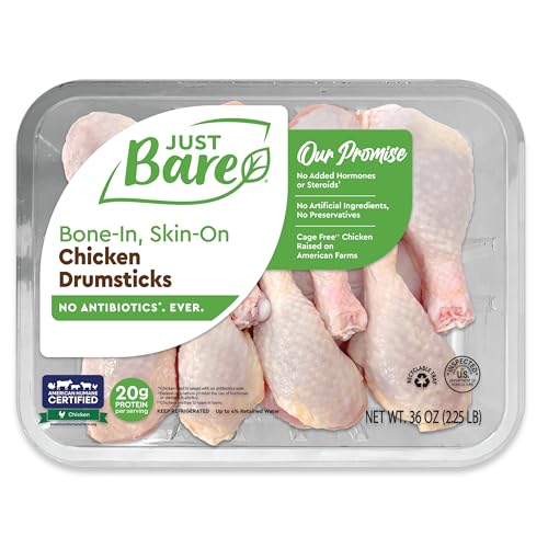 Just Bare® Natural Fresh Chicken Drumsticks | Family Pack | No Antibiotics Ever | Bone-In | 2.25 LB ProductsLogo